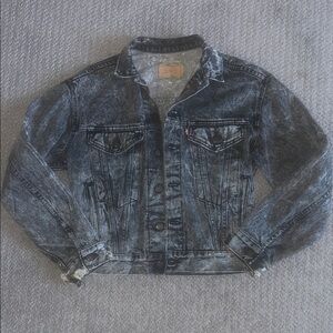 Levi's Vintage Black Acid Wash Denim